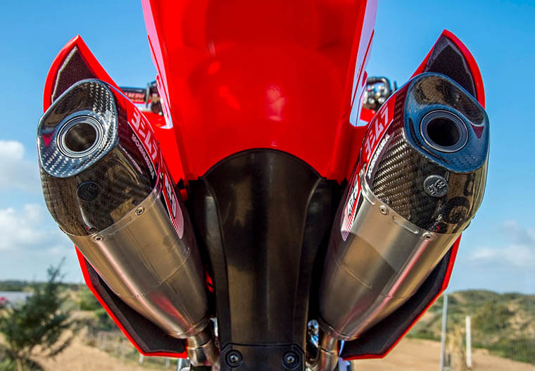 Doble escape Yoshimura para Honda CRF 450 R