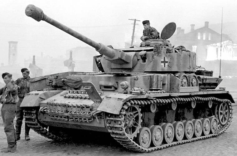Tanque panzer nazi de la Segunda Guerra Mundial