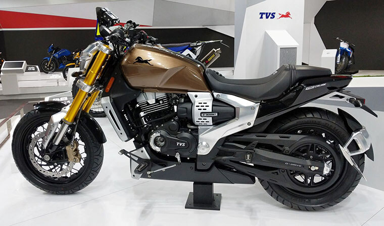 Moto híbrida TVS Zeppelin