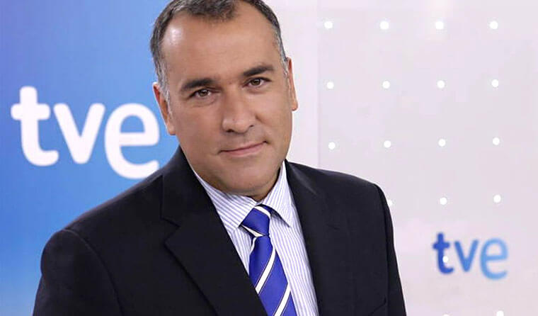 Xavier Fortés, presentador de TVE