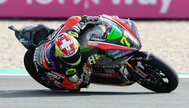 Dominic Aegerter, Campeón del Mundo de MotoE 2022, en circuito