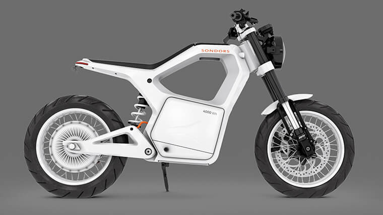 Sondors Metacycle en color blanco