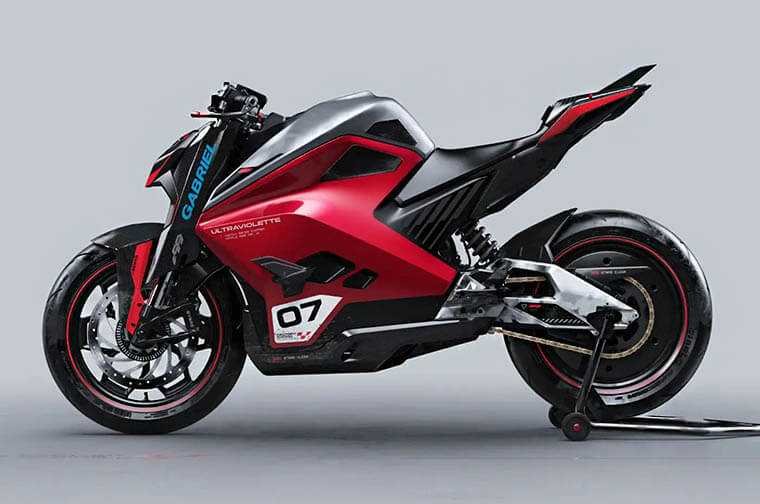 Ultraviolette F99, vista de perfil izquierdo