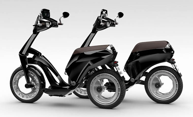 Dos motos Ujet S color negro